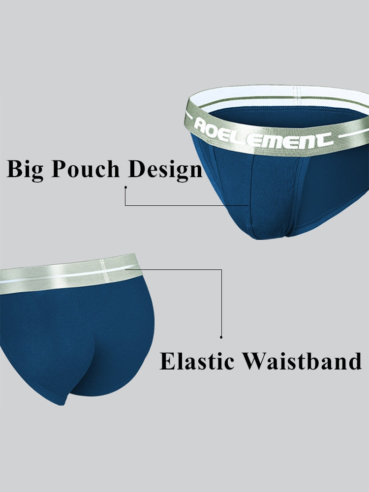 4 Pack Men's Sexy Bikini Brief Style Pouch Underwear