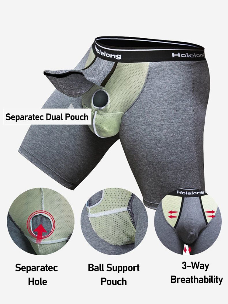 Separate Dual Pouch Modal Men's Underwear