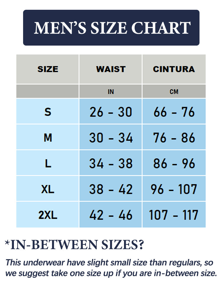 Sizing Chart – Cocky Underwear  Affordable Comfortable Mens & Womens  Underwear